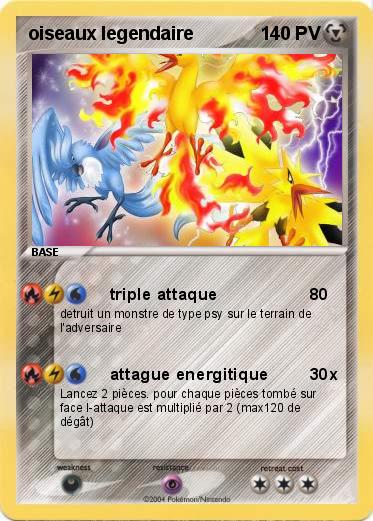 Pokemon oiseaux legendaire