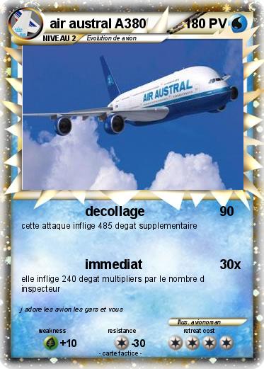 Pokemon air austral A380