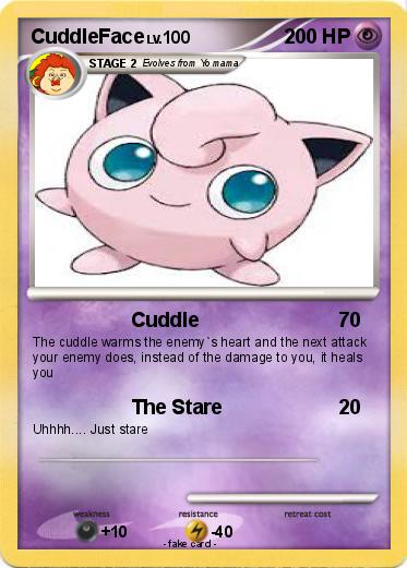 Pokemon CuddleFace