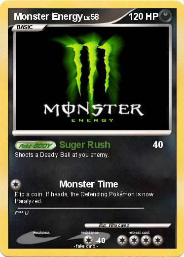 Pokemon Monster Energy