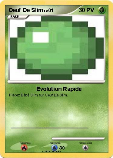 Pokemon Oeuf De Slim