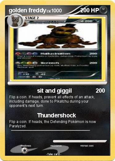 Pokemon golden freddy