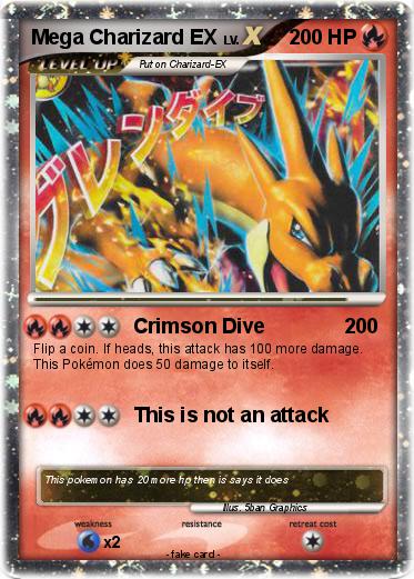 Pokemon Mega Charizard EX