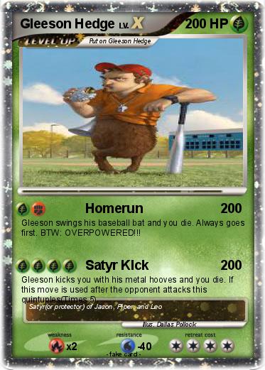 Pokemon Gleeson Hedge