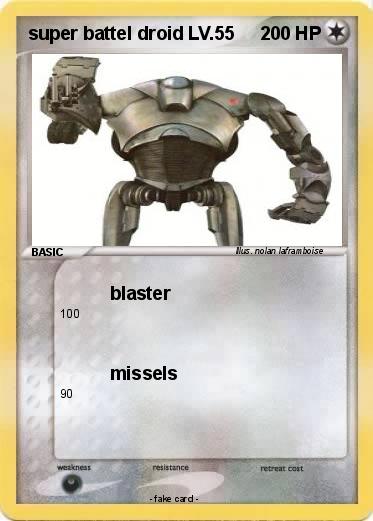 Pokemon super battel droid LV.55