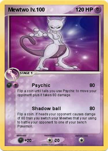 Pokemon Mewtwo lv.100 