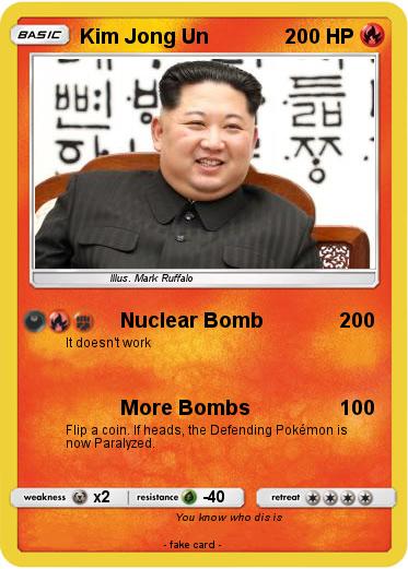 Pokemon Kim Jong Un