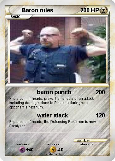 Pokemon Baron rules