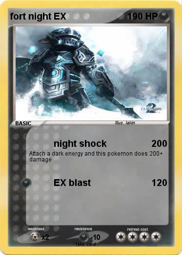 Pokemon fort night EX