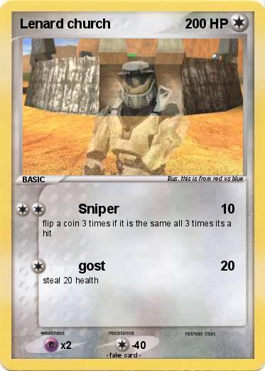 Pokemon Lenard church