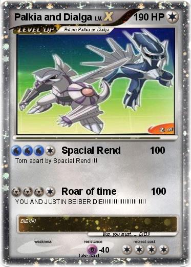 Pokemon Palkia and Dialga