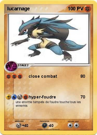 Pokemon lucarnage