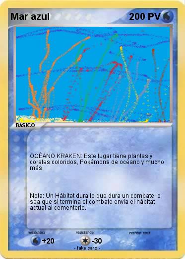 Pokemon Mar azul