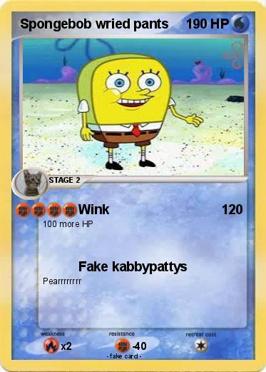 Pokemon Spongebob wried pants