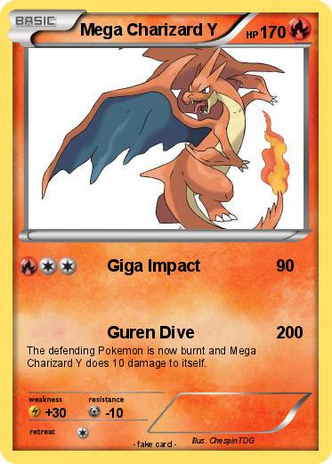 Pokemon Mega Charizard Y