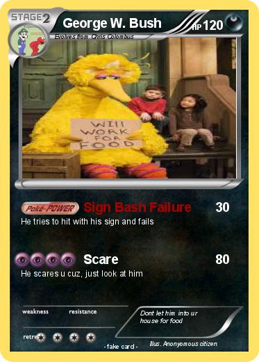 Pokemon George W. Bush