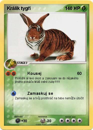 Pokemon Králík tygří