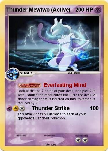Pokemon Thunder Mewtwo (Active)