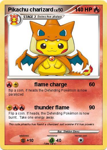 Pokemon Pikachu charizard