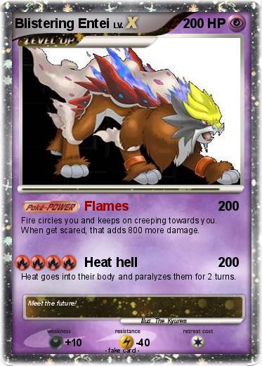 Pokemon Blistering Entei