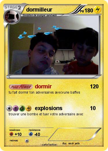 Pokemon dormilleur