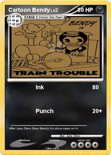 Pokemon Cartoon Bendy
