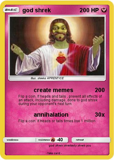 Pokemon god shrek