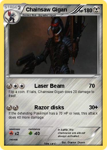 Pokemon Chainsaw Gigan