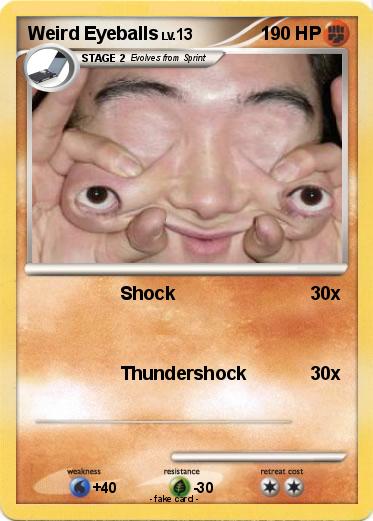 Pokemon Weird Eyeballs