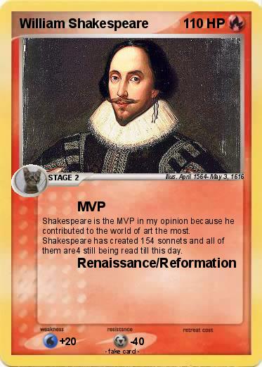 Pokemon William Shakespeare