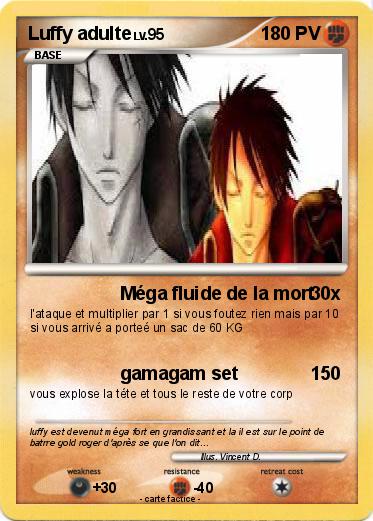Pokemon Luffy adulte