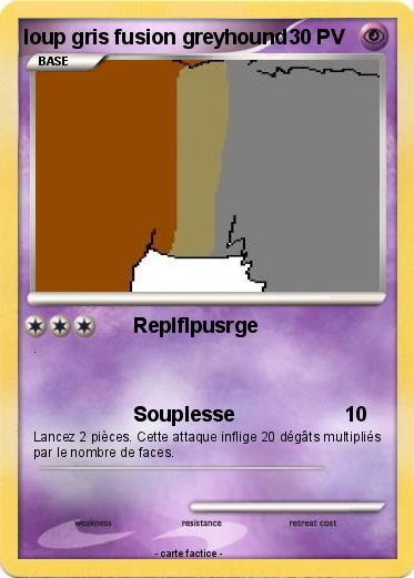Pokemon loup gris fusion greyhound
