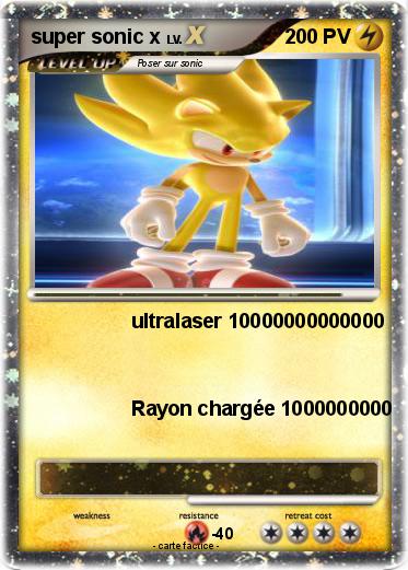 Pokemon super sonic x