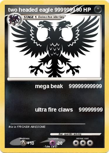 Pokemon two headed eagle 9999999