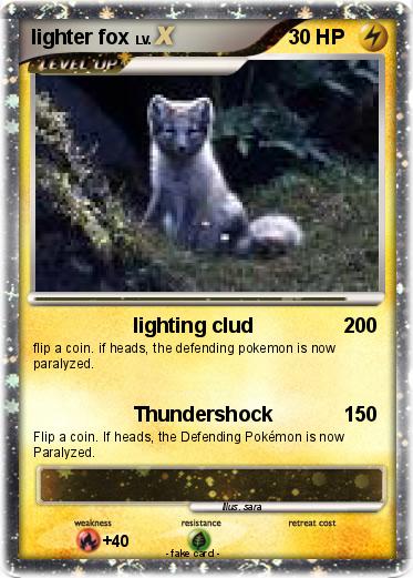 Pokemon lighter fox