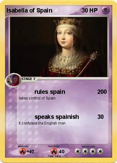 Pokemon Isabella of Spain