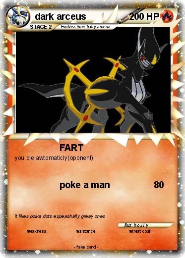 Pokemon dark arceus