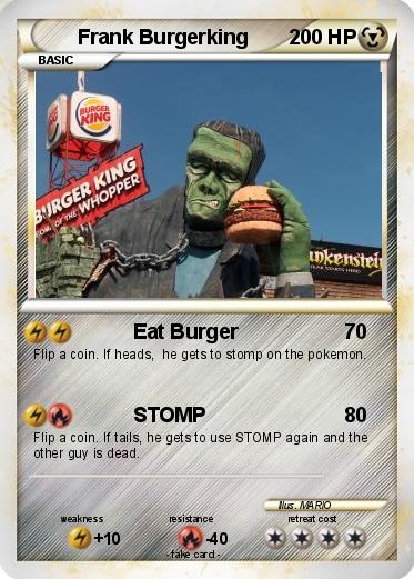 Pokemon Frank Burgerking