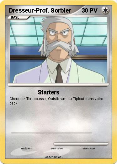 Pokemon Dresseur-Prof. Sorbier