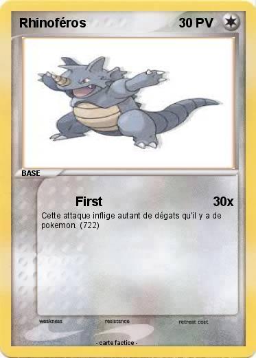 Pokemon Rhinoféros