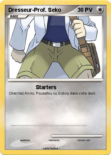 Pokemon Dresseur-Prof. Seko