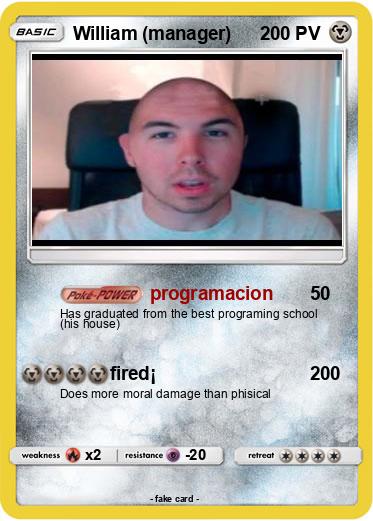 Pokemon William (manager)