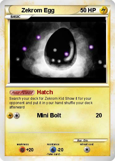 Pokemon Zekrom Egg