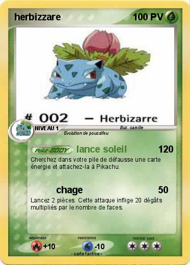 Pokemon herbizzare