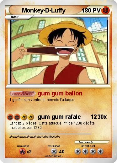 Pokemon Monkey-D-Luffy