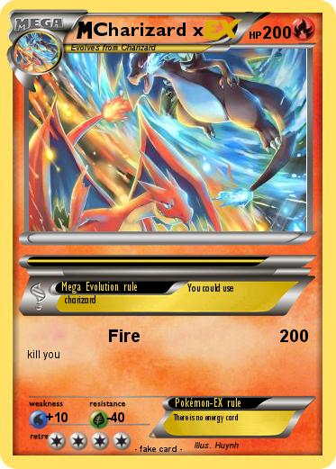 Pokemon Charizard x