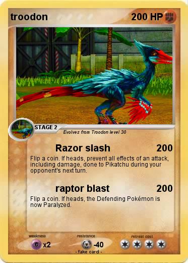 Pokemon troodon
