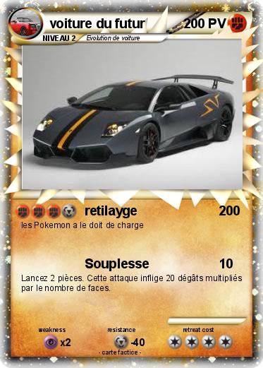 Pokemon voiture du futur
