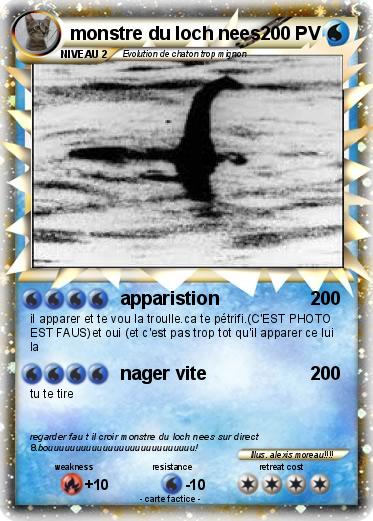 Pokemon monstre du loch nees