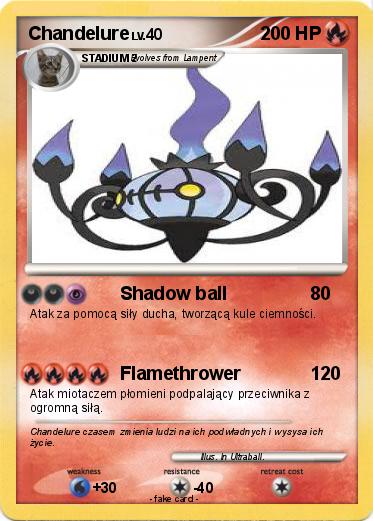 Pokemon Chandelure